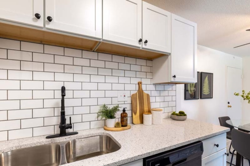 The kitchen at The Oaks