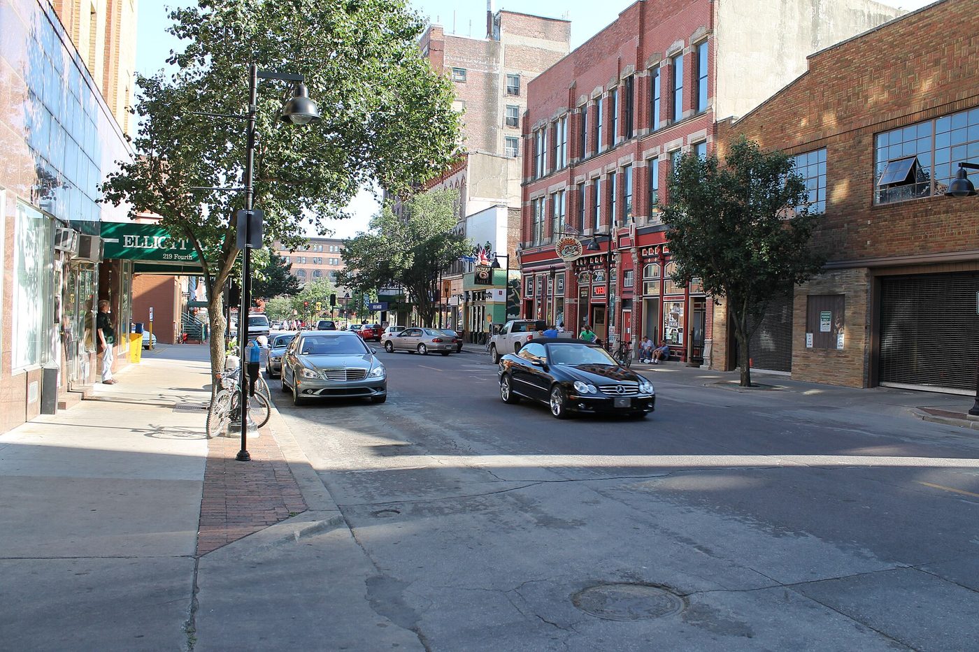 4th Street in the Court District of downtown Des Moines